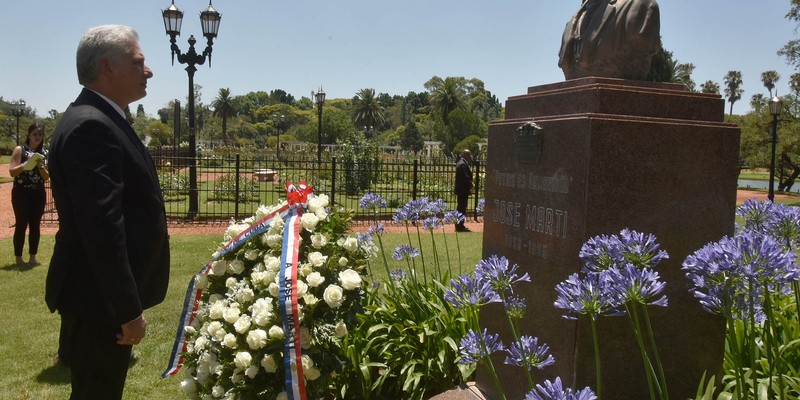 Visita Díaz-Canel a la Argentina