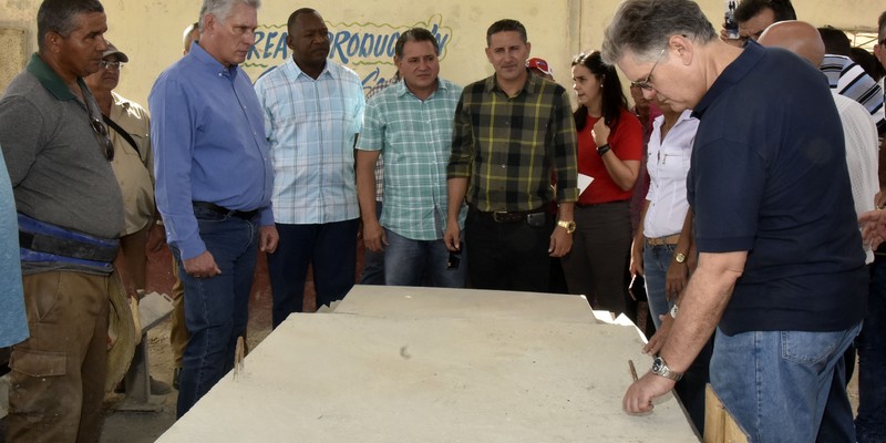 Visita del Consejo de Ministros encabezada por Díaz-Canel a Ciego de Avila