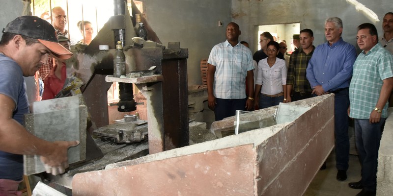 Visita del Consejo de Ministros encabezada por Díaz-Canel a Ciego de Avila