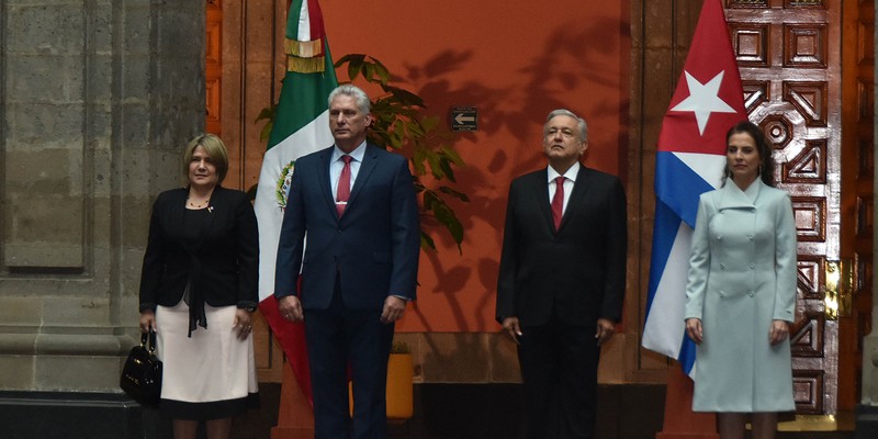 Visita oficial del Presidente de la República de Cuba a México