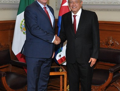 Visita oficial del Presidente de la República de Cuba a México