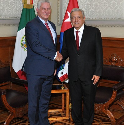 Visita oficial del Presidente de la República de Cuba a México