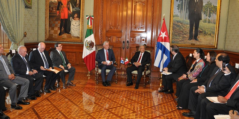 Visita oficial del Presidente de la República de Cuba a México