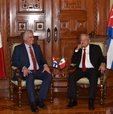 Visita oficial del Presidente de la República de Cuba a México