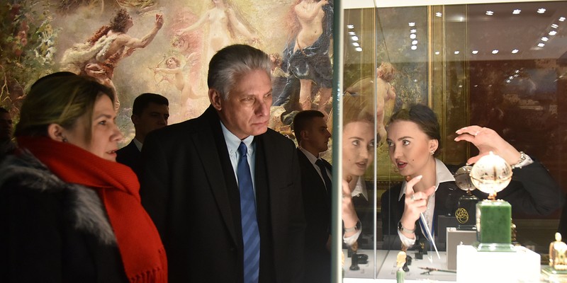 Visita de Trabajo de Díaz-Canel a San Petersburgo, Rusia