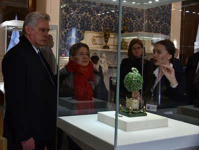 Visita de Trabajo de Díaz-Canel a San Petersburgo, Rusia