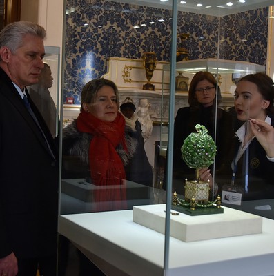 Visita de Trabajo de Díaz-Canel a San Petersburgo, Rusia