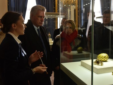 Visita de Trabajo de Díaz-Canel a San Petersburgo, Rusia