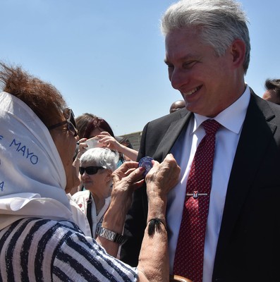 Visita Díaz-Canel a la Argentina