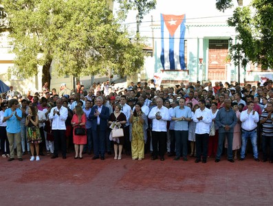 Participa presidente Díaz-Canel en celebraciones del 330 Aniversario de la ciudad de Santa Clara
