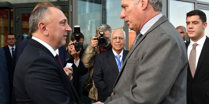 El presidente de la República de Cuba Miguel Díaz-Canel Bermúdez realiza visita oficial a Belarús