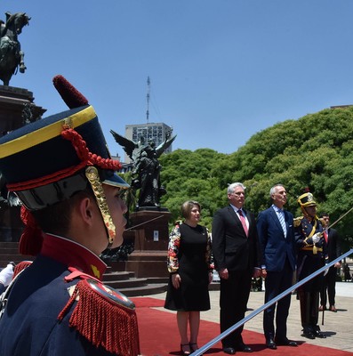 Visita Díaz-Canel a la Argentina