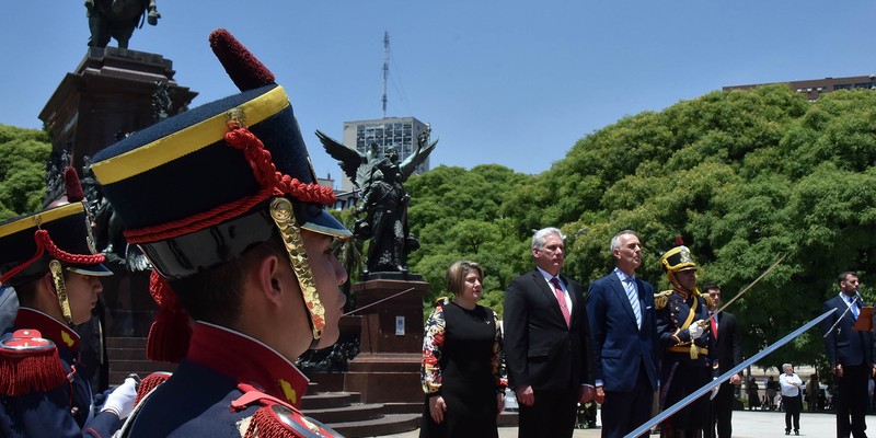 Visita Díaz-Canel a la Argentina