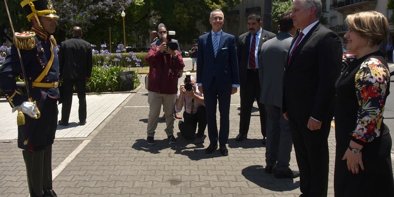 Visita Díaz-Canel a la Argentina