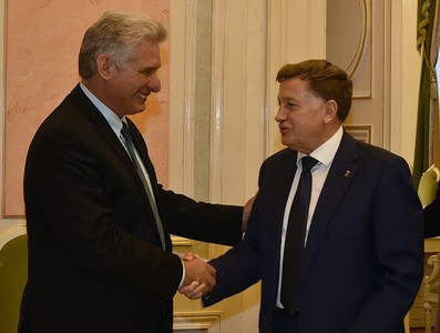 Visita de Trabajo de Díaz-Canel a San Petersburgo, Rusia