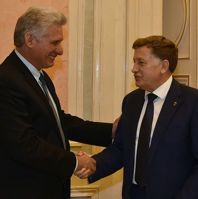 Visita de Trabajo de Díaz-Canel a San Petersburgo, Rusia