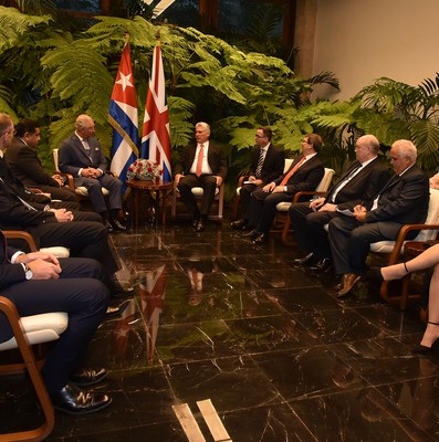 Recibimiento Oficial al Principe de Gales