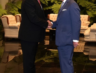 Recibimiento Oficial al Principe de Gales