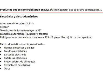 Elemento de interés sobre nuevas medidas económicas informadas en Mesa Redonda del 15 de Octubre de 2019