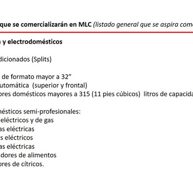 Elemento de interés sobre nuevas medidas económicas informadas en Mesa Redonda del 15 de Octubre de 2019