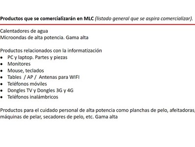 Elemento de interés sobre nuevas medidas económicas informadas en Mesa Redonda del 15 de Octubre de 2019