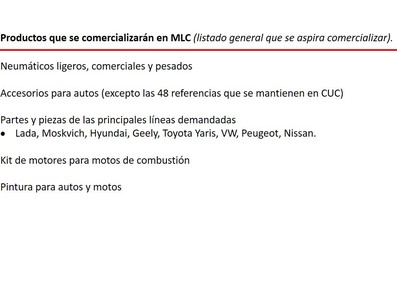 Elemento de interés sobre nuevas medidas económicas informadas en Mesa Redonda del 15 de Octubre de 2019