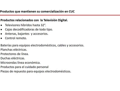 Elemento de interés sobre nuevas medidas económicas informadas en Mesa Redonda del 15 de Octubre de 2019