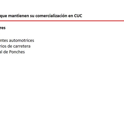 Elemento de interés sobre nuevas medidas económicas informadas en Mesa Redonda del 15 de Octubre de 2019