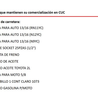 Elemento de interés sobre nuevas medidas económicas informadas en Mesa Redonda del 15 de Octubre de 2019