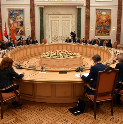El presidente de la República de Cuba Miguel Díaz-Canel Bermúdez realiza visita oficial a Belarús