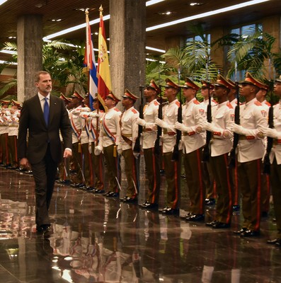 Visita a Cuba del Rey de España Su Majestad Felipe VI
