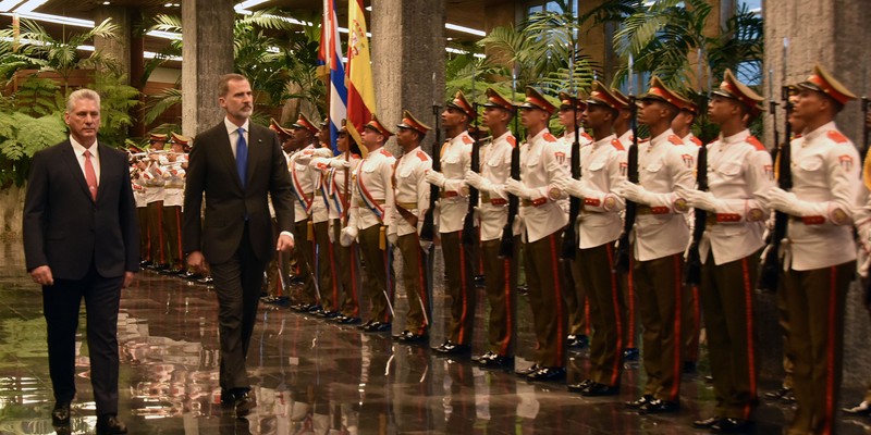 Visita a Cuba del Rey de España Su Majestad Felipe VI