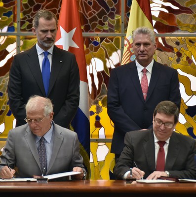 Visita a Cuba del Rey de España Su Majestad Felipe VI