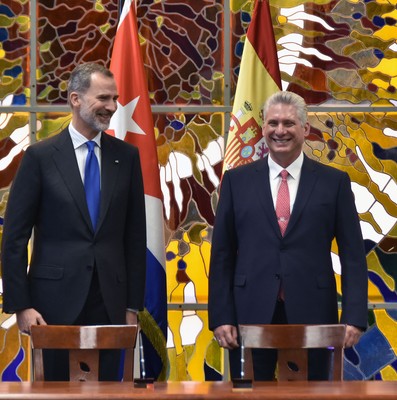 Visita a Cuba del Rey de España Su Majestad Felipe VI