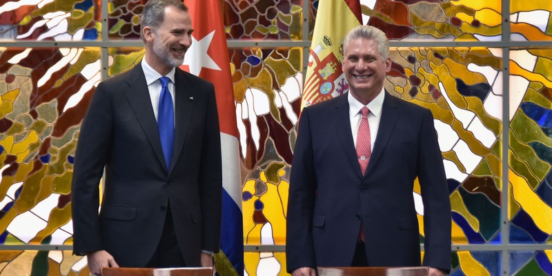 Visita a Cuba del Rey de España Su Majestad Felipe VI