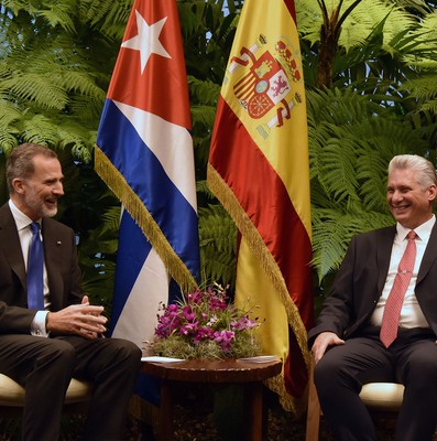 Visita a Cuba del Rey de España Su Majestad Felipe VI