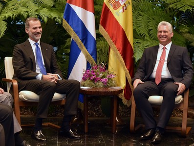 Visita a Cuba del Rey de España Su Majestad Felipe VI
