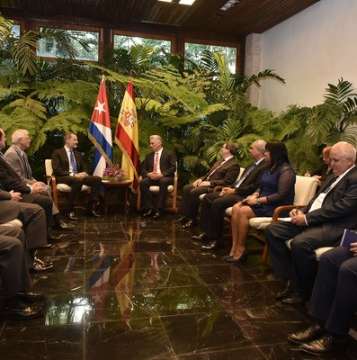 Visita a Cuba del Rey de España Su Majestad Felipe VI