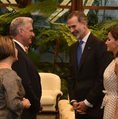 Visita a Cuba del Rey de España Su Majestad Felipe VI