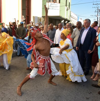 Participa presidente Díaz-Canel en celebraciones del 330 Aniversario de la ciudad de Santa Clara