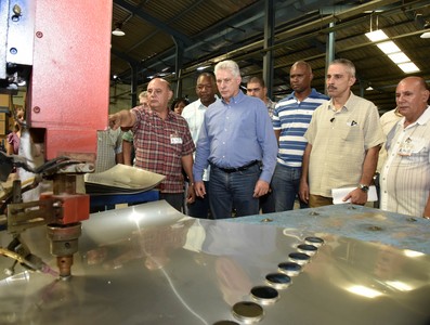 Visita del Consejo de Ministros encabezada por Díaz-Canel a Ciego de Avila