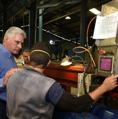 Visita del Consejo de Ministros encabezada por Díaz-Canel a Ciego de Avila