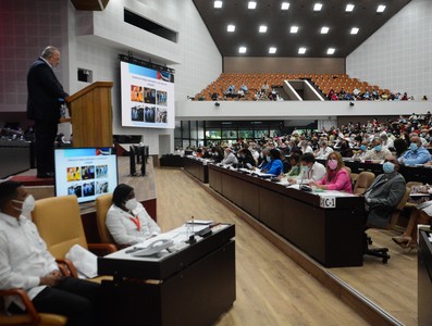 Segunda jornada del Octavo Período Ordinario de Sesiones de la Asamblea Nacional del Poder Popular, en su IX Legislatura