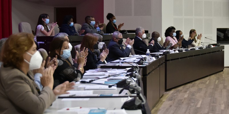 Segunda jornada del Octavo Período Ordinario de Sesiones de la Asamblea Nacional del Poder Popular, en su IX Legislatura