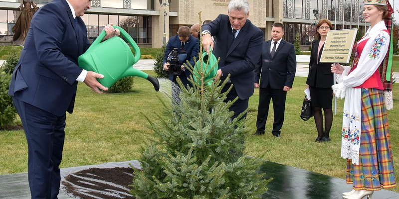 El presidente de la República de Cuba Miguel Díaz-Canel Bermúdez realiza visita oficial a Belarús