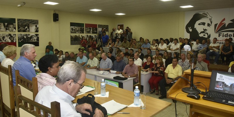 Visita del Consejo de Ministros encabezada por Díaz-Canel a Ciego de Avila