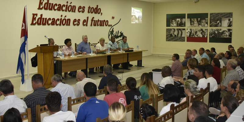Visita del Consejo de Ministros encabezada por Díaz-Canel a Ciego de Avila